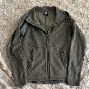 The North Face Canyonlands Olive Full-Zip Fleece Jacket - Size S - EUC